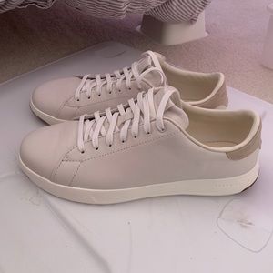BRAND NEW white leather Cole Haan GrandPro sneakers